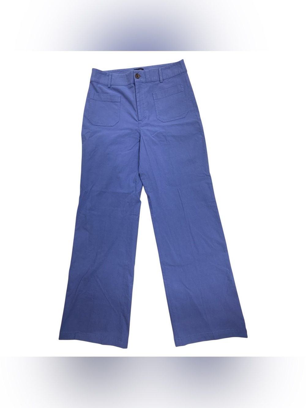 J. Crew Lavender-Blue Wide Leg Chinos Size M